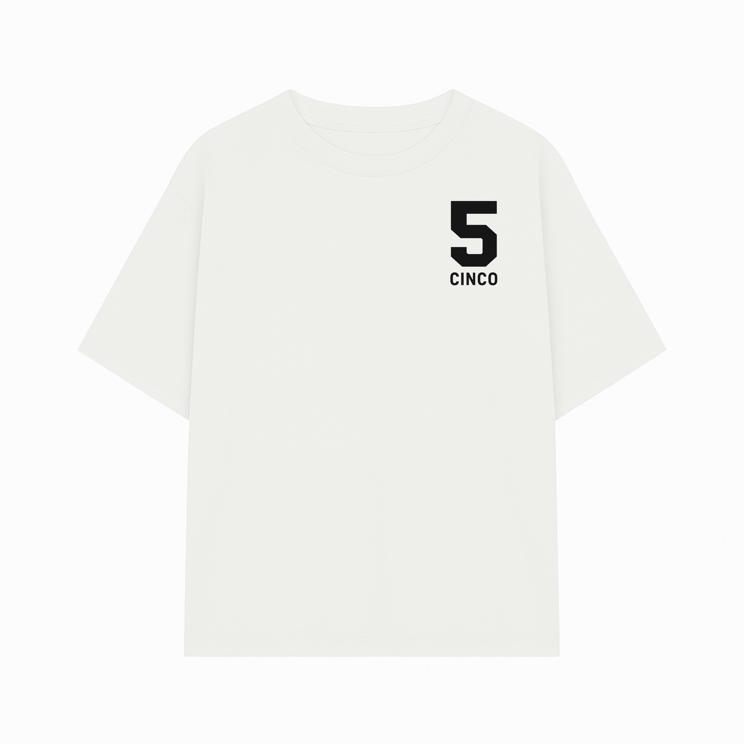 Camiseta oversize gruesa - Cinco